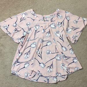 Sienna Sky Light pink Floral Top